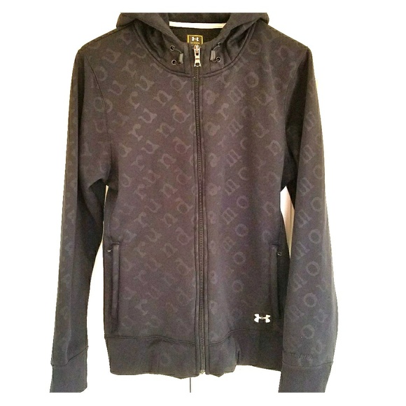 under armour black jacket womens